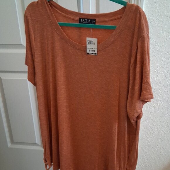 ECLA Tops - Tunic Top - ECLA Brand Scoop Neck